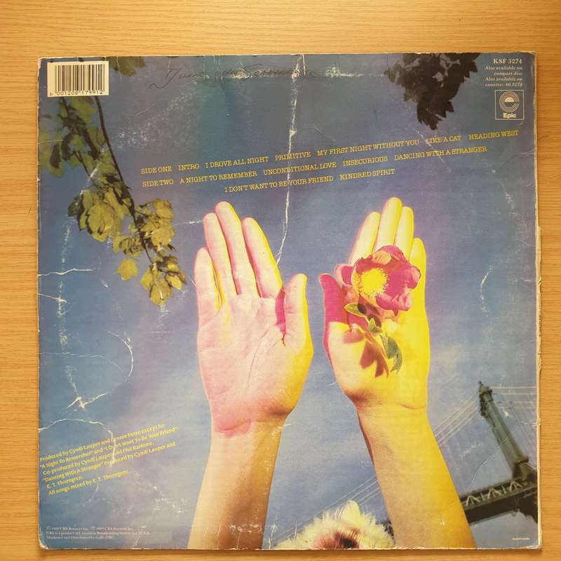 Cyndi Lauper  A Night To Remember - Vinyl LP Record - Very-Good- Quality (VG-) (minus)