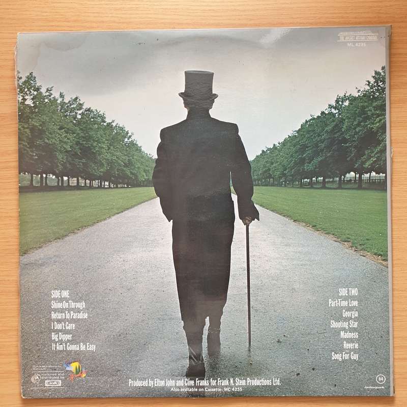 Elton John  A Single Man - Vinyl LP Record - Very-Good+ Quality (VG+) (verygoodplus)