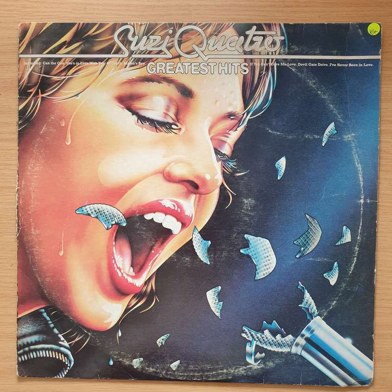 Suzi Quatro  Greatest Hits - Vinyl LP Record - Very-Good+ Quality (VG+) (verygoodplus)