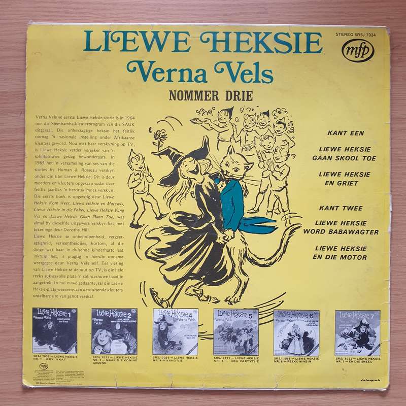 Liewe Heksie 3 - Verna Vels - Vinyl LP Record - Very-Good+ Quality (VG+) (verygoodplus)