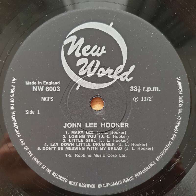 John Lee Hooker  John Lee Hooker (UK Pressing) - Vinyl LP Record - Very-Good+ Quality (VG+) (v...
