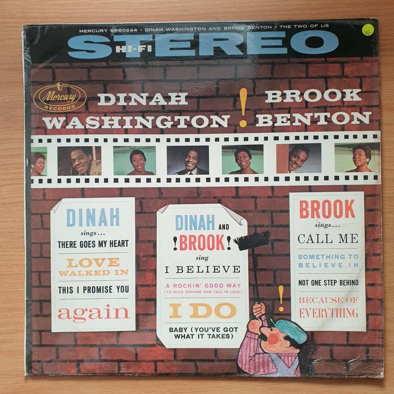 Dinah Washington And Brook Benton  The Two Of Us -  Vinyl LP Record - Very-Good Quality (VG) (...