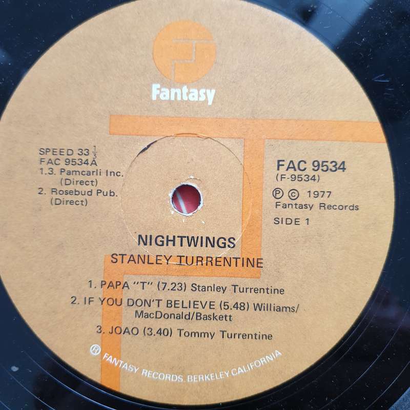 Stanley Turrentine  Nightwings -  Vinyl LP Record - Very-Good Quality (VG) (verygood)