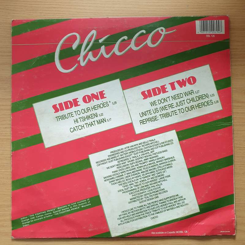 Chico - We Don't Need War - Vinyl LP Record - Good+ Quality (G+) (gplus)