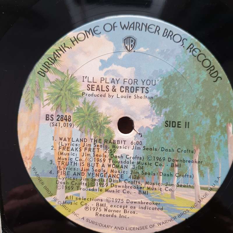 Seals & Crofts - I'll Play for You - Vinyl LP Record - Very-Good+ Quality (VG+) (verygoodplus)