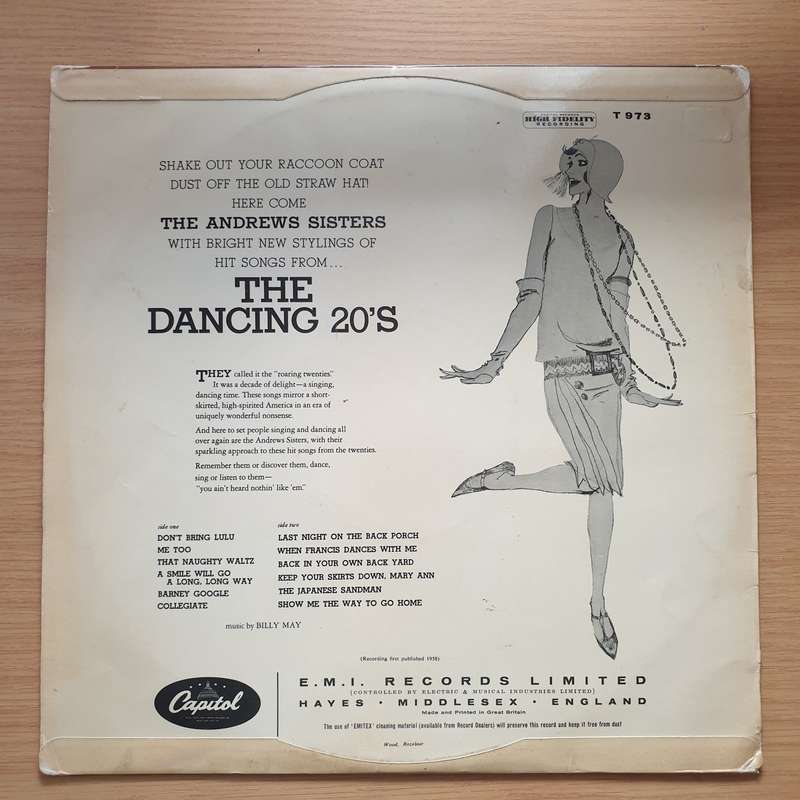 The Andrews Sisters  The Andrews Sisters Sing The Dancing 20's - Vinyl LP Record - Very-Good+ ...