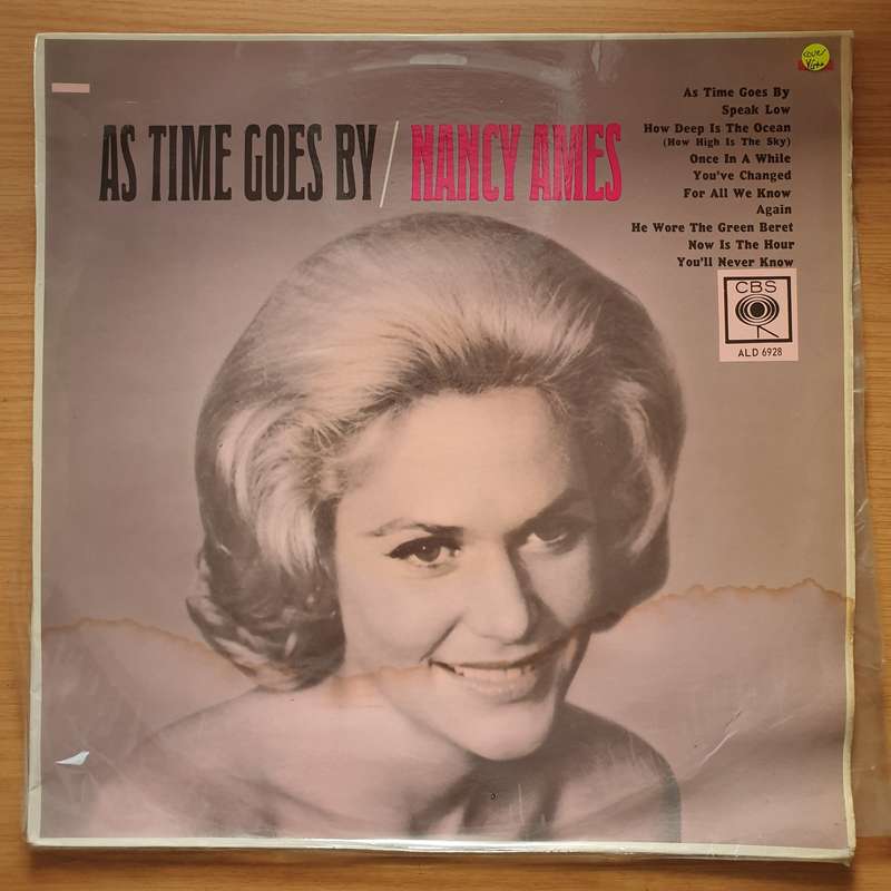 Nancy Ames  As Time Goes By - Vinyl LP Record - Very-Good+ Quality (VG+) (verygoodplus)