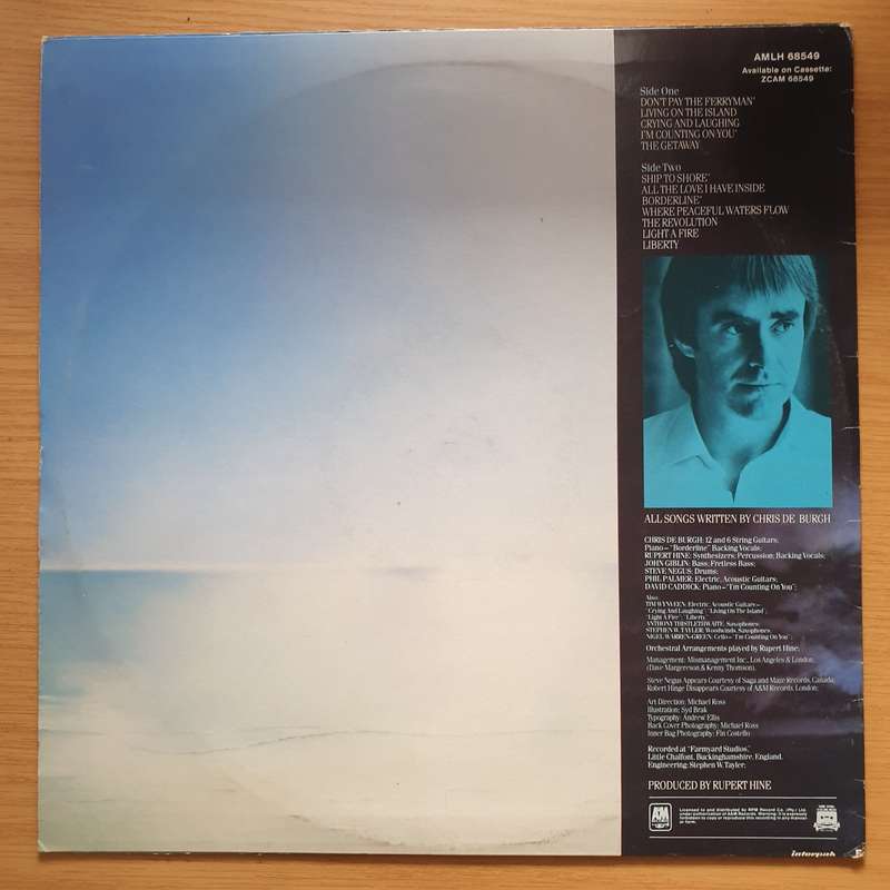 Chris De Burgh - The Getaway  - Vinyl LP Record - Very-Good+ Quality (VG+)