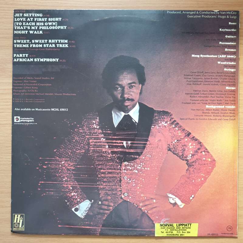 Van McCoy  The Real McCoy- Vinyl LP Record - Very-Good+ Quality (VG+) (verygoodplus)