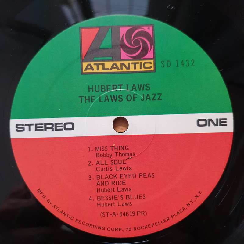 Hubert Laws - The Laws Of Jazz - Vinyl LP Record - Very-Good+ Quality (VG+) (verygoodplus)