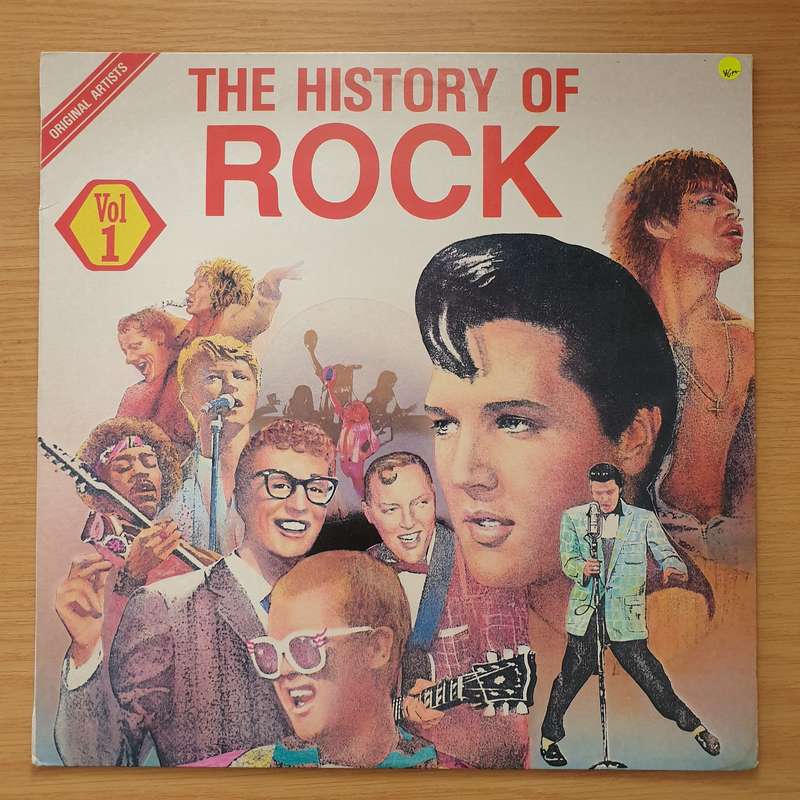 The History of Rock - Vol 1 - Original Artists - Vinyl LP Record - Very-Good+ Quality (VG+) (very...