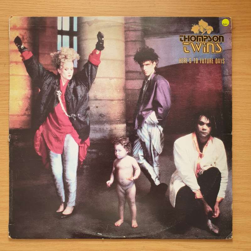 Thompson Twins  Here's To Future Days  Vinyl LP Record - Very-Good+ Quality (VG+) (verygood...
