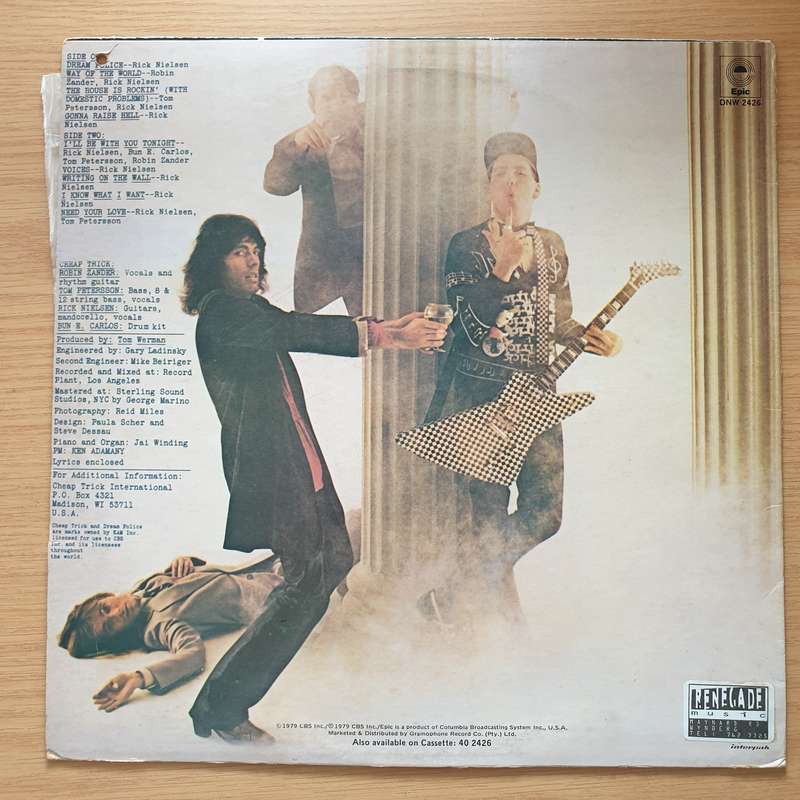 Cheap Trick  Dream Police  Vinyl LP Record (VG+)