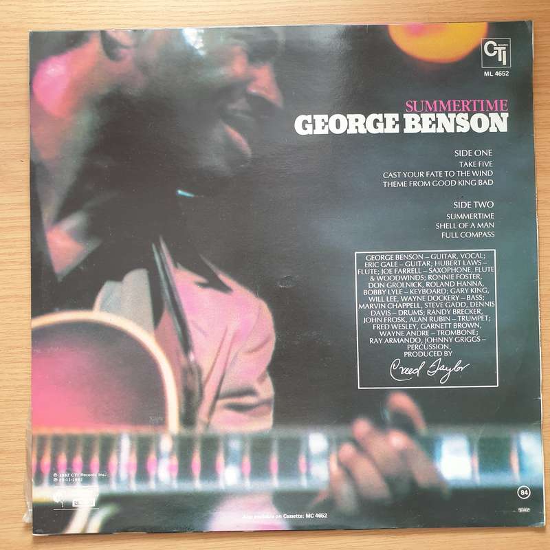 George Benson  Summertime  Direct Cut from Original Analogue - Remastered by Van Gelder - V...
