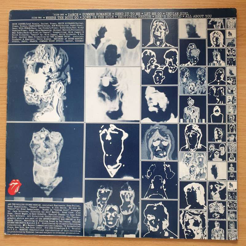 The Rolling Stones - Emotional Rescue (US Pressing) - Vinyl LP Record - Very-Good+ Quality (VG+) ...