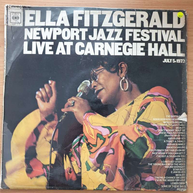 Ella Fitzgerald  Newport Jazz Festival Live At Carnegie Hall, July 5, 1973 - Double Vinyl LP R...