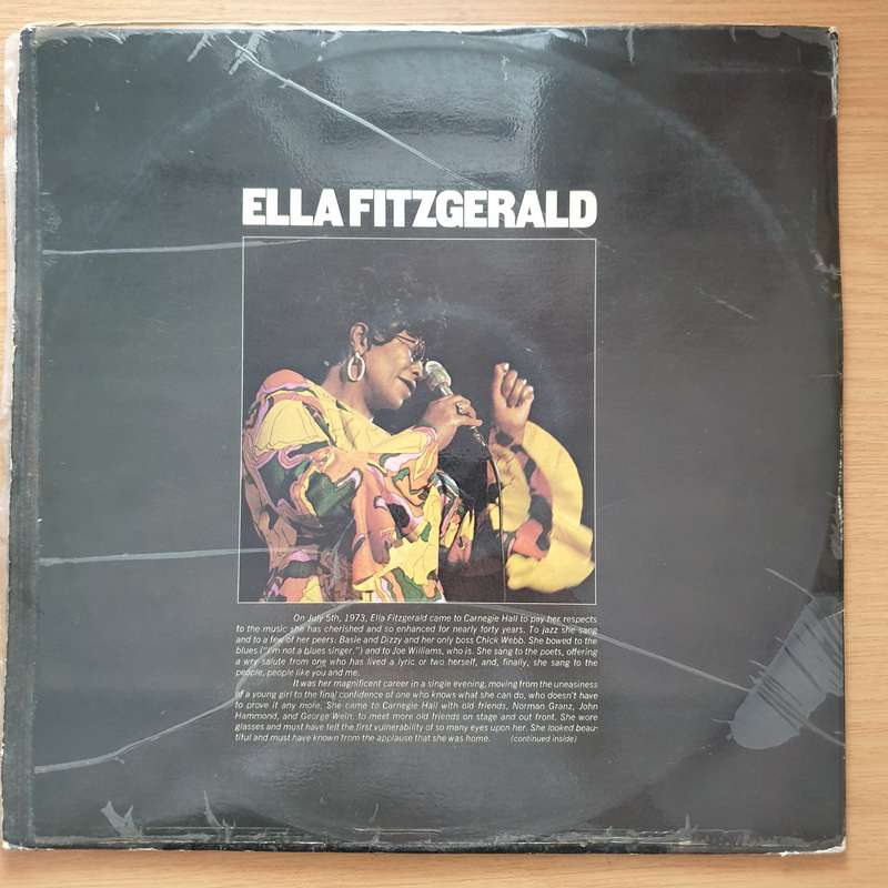 Ella Fitzgerald  Newport Jazz Festival Live At Carnegie Hall, July 5, 1973 - Double Vinyl LP R...