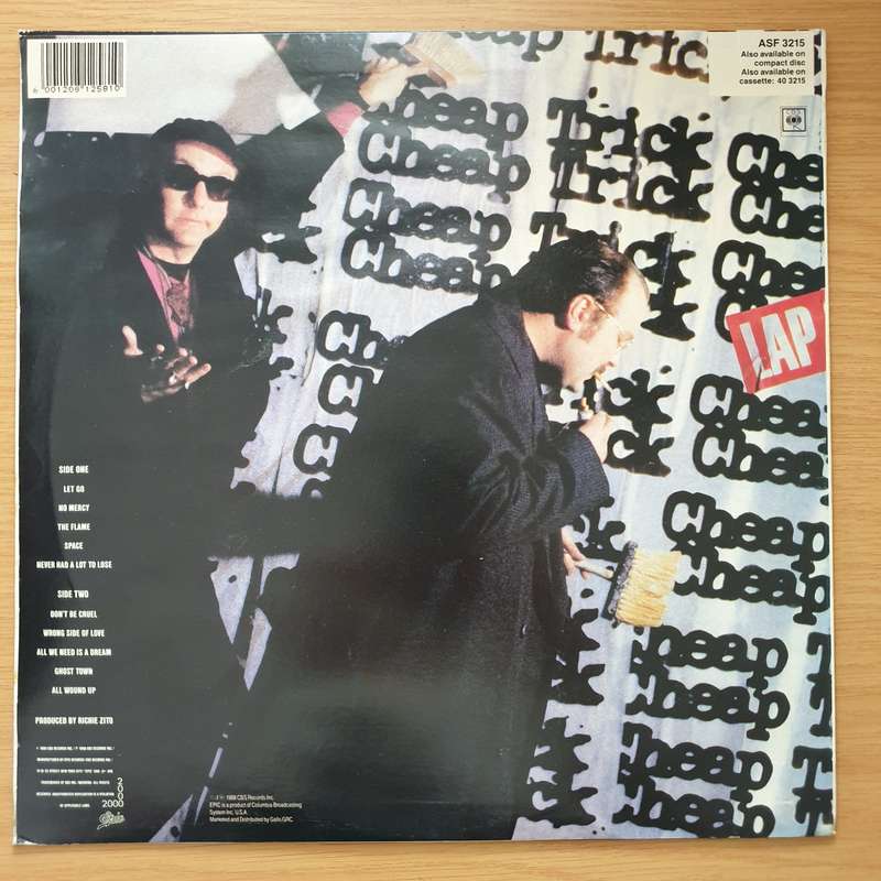 Cheap Trick  Lap Of Luxury - Vinyl LP Record - Very-Good+ Quality (VG+) (verygoodplus)