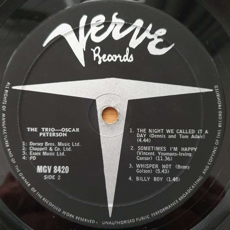 The Oscar Peterson Trio  The Trio - Live From Chicago - Vinyl LP Record - Very-Good+ Quality (...