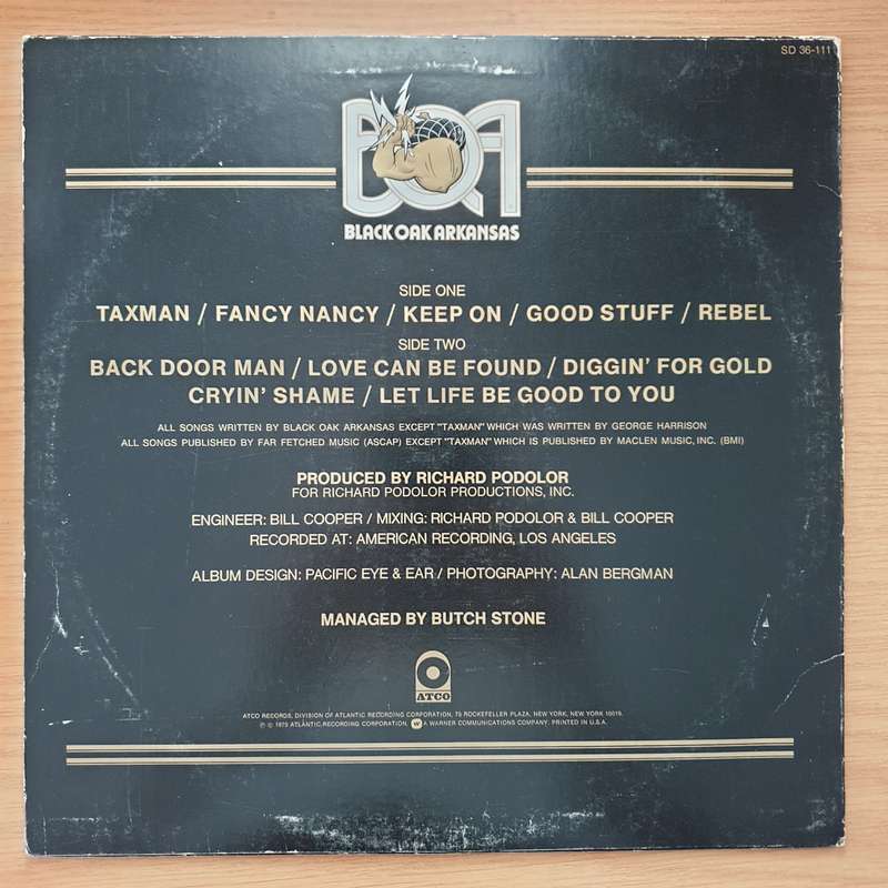 Black Oak Arkansas  Ain't Life Grand - Vinyl LP Record - Very-Good+ Quality (VG+) (verygoodplus)