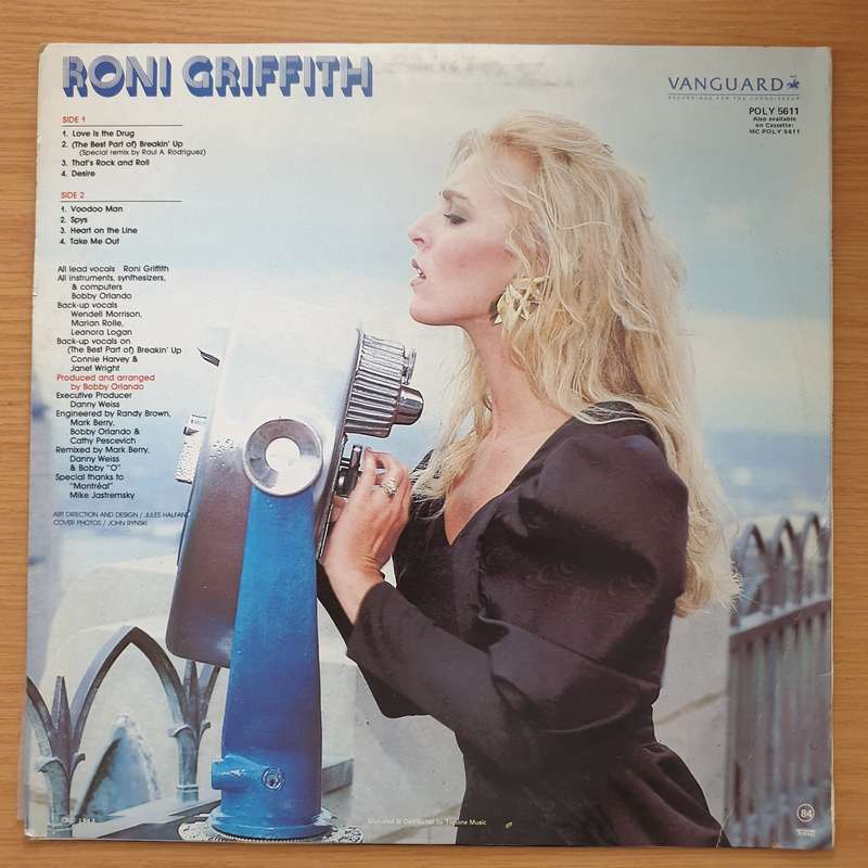 Roni Griffith  Roni Griffith - Vinyl LP Record - Very-Good+ Quality (VG+) (verygoodplus) (D)