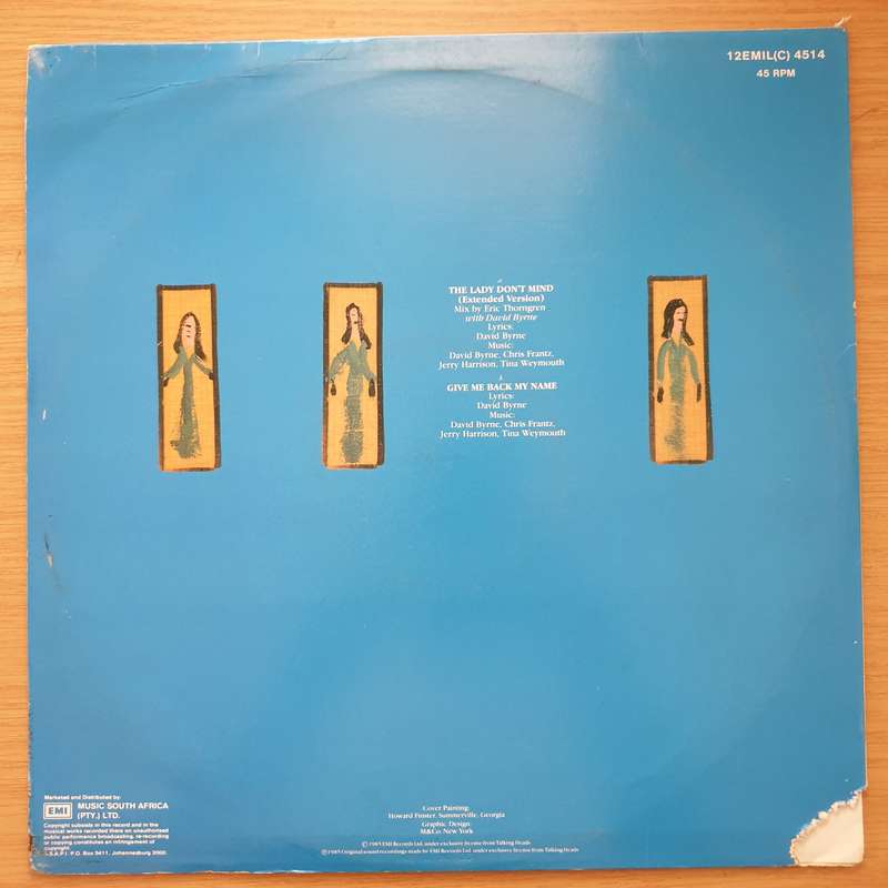 Talking Heads  The Lady Don't Mind - Vinyl LP Record - Very-Good+ Quality (VG+) (verygoodplus)