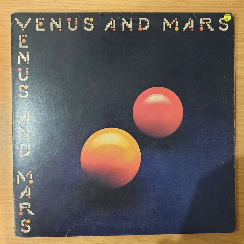 Wings  Venus And Mars with Poster - Vinyl LP Record - Very-Good+ Quality (VG+) (verygoodplus)