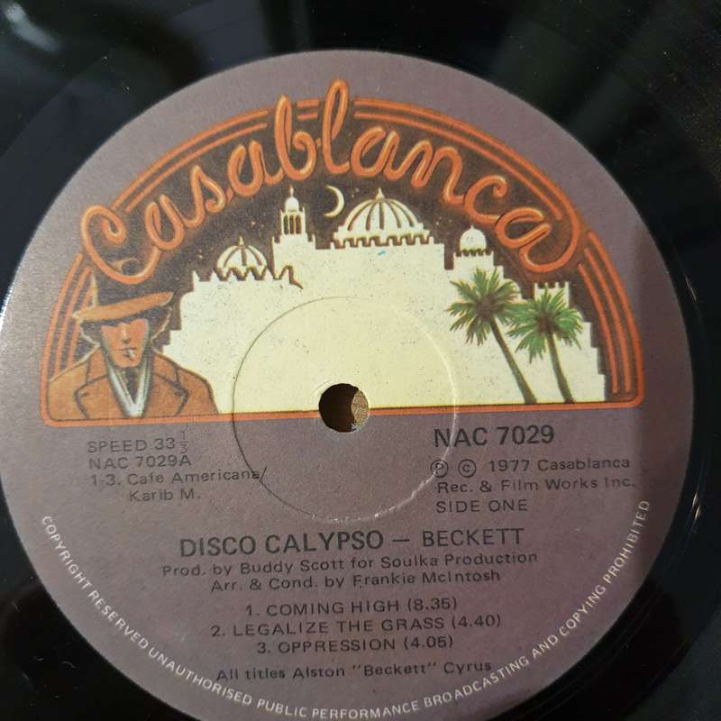Beckett  Disco Calypso - Vinyl LP Record - Very-Good+ Quality (VG+) (verygoodplus)