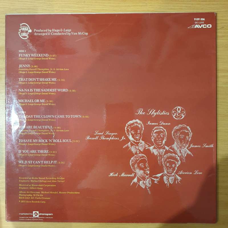 The Stylistics  You Are Beautiful - Vinyl LP Record - Very-Good+ Quality (VG+) (verygoodplus)