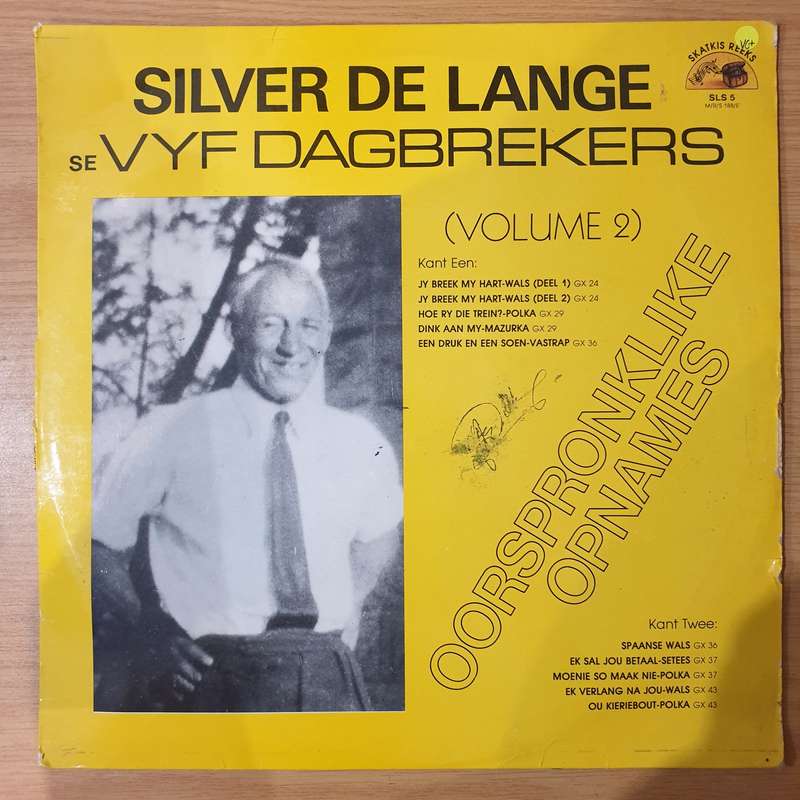 Silver de Lange se Vyf Dagbrekers - Vol 2 - Vinyl LP Record - Very-Good+ Quality (VG+) (verygoodp...