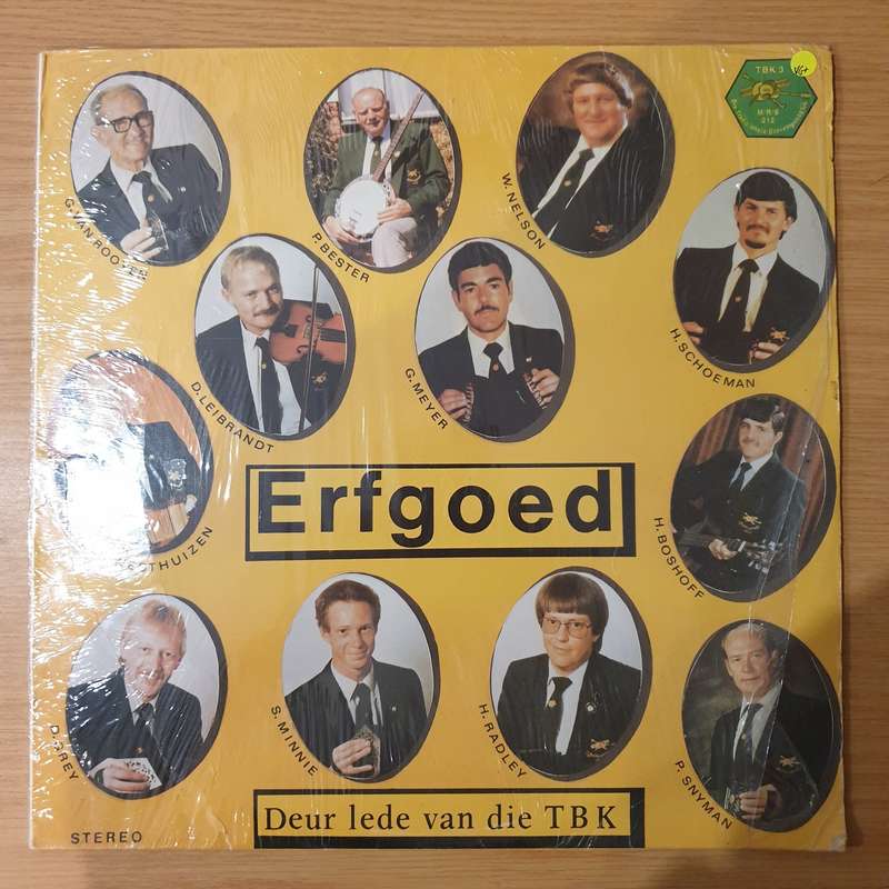 Erfgoed - Duer Lede van die TBK - Vinyl LP Record - Very-Good+ Quality (VG+) (verygoodplus)