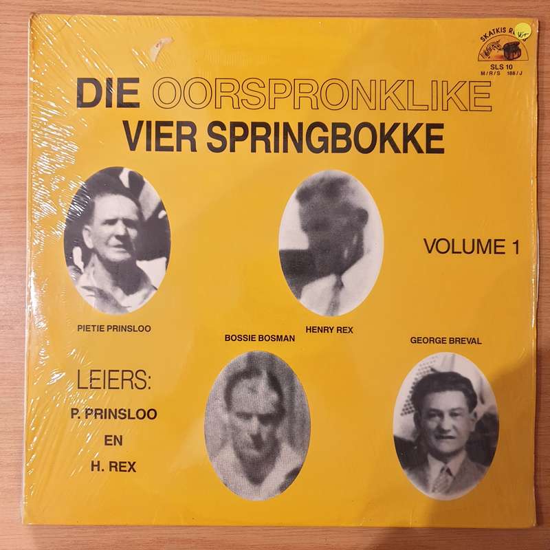 Die Oorspronklike Vier Springbokke - Volume 1 - Vinyl LP Record - Very-Good+ Quality (VG+) (veryg...