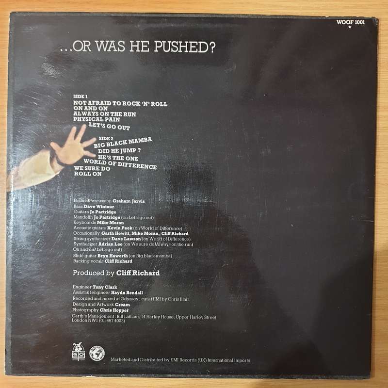 Garth Hewitt  Did He Jump... Or Was He Pushed? - Vinyl LP Record - Very-Good+ Quality (VG+)