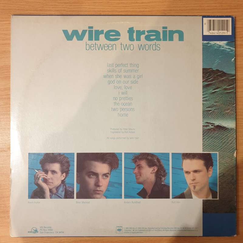 Wire Train  Between Two Words - Vinyl LP Record - Very-Good+ Quality (VG+) (verygoodplus)
