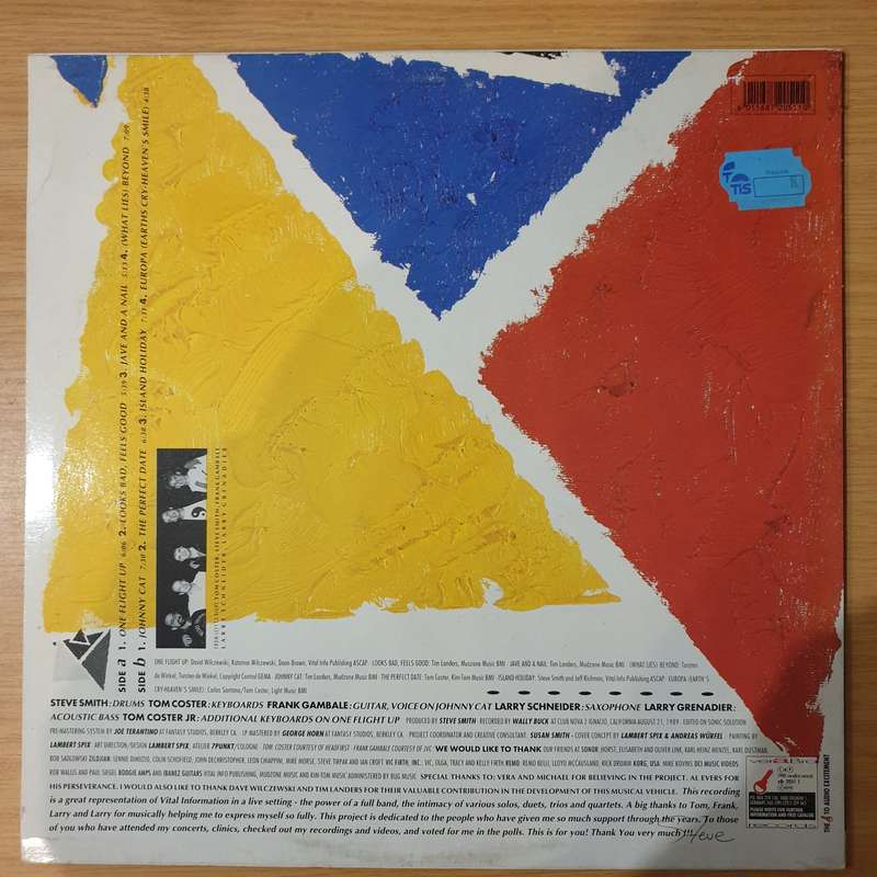 Steve Smith & Vital Information  Vitalive! - Vinyl LP Record - Very-Good+ Quality (VG+) (veryg...