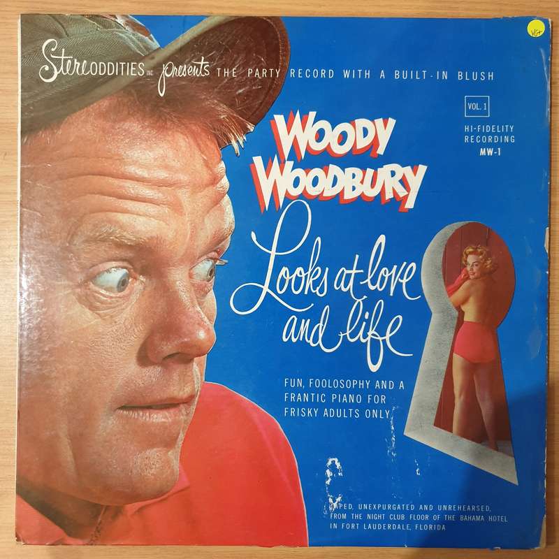 Woody Woodbury  Woody Woodbury Looks at Love and Life - Vinyl LP Record - Very-Good+ Quality (...