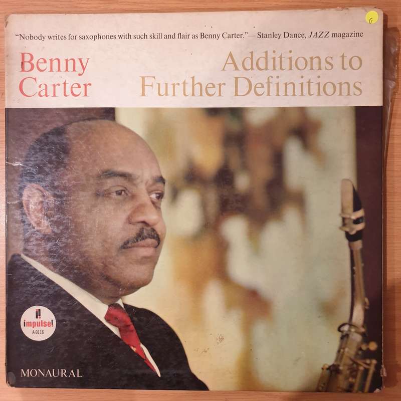 Benny Carter  Additions To Further Definitions - Vinyl LP Record  - Good Quality (G) (goood)