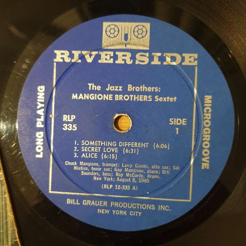 The Mangione Brothers Sextet  The Jazz Brothers - Vinyl LP Record - Good+ Quality (G+) (gplus)