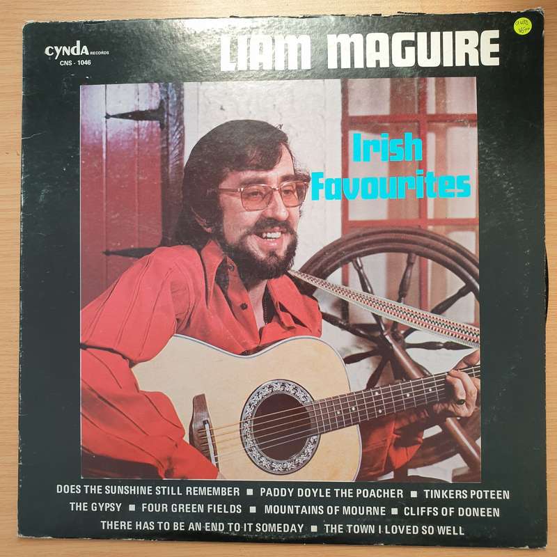Liam Macguire - Irish Favourites - Autographed - Vinyl LP Record - Very-Good+ Quality (VG+) (very...