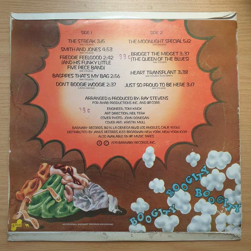 Ray Stevens - Woosh - Vinyl LP Record - Very-Good+ Quality (VG+) (verygoodplus)