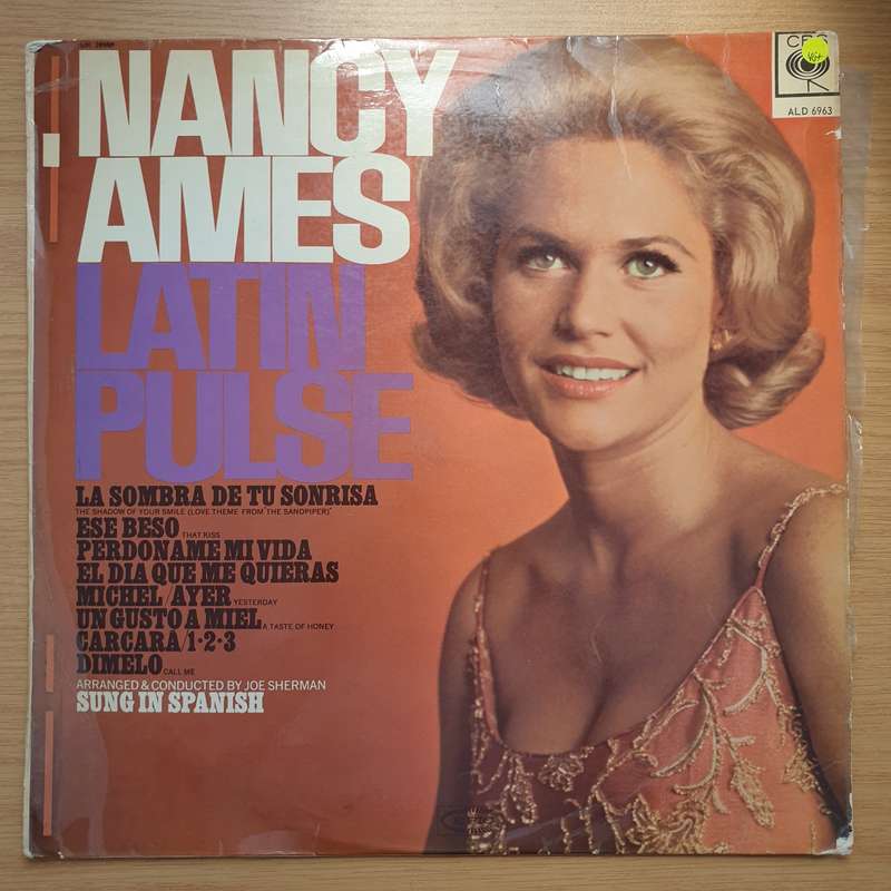 Nancy Ames  Latin Pulse - Vinyl LP Record - Very-Good+ Quality (VG+) (verygoodplus)