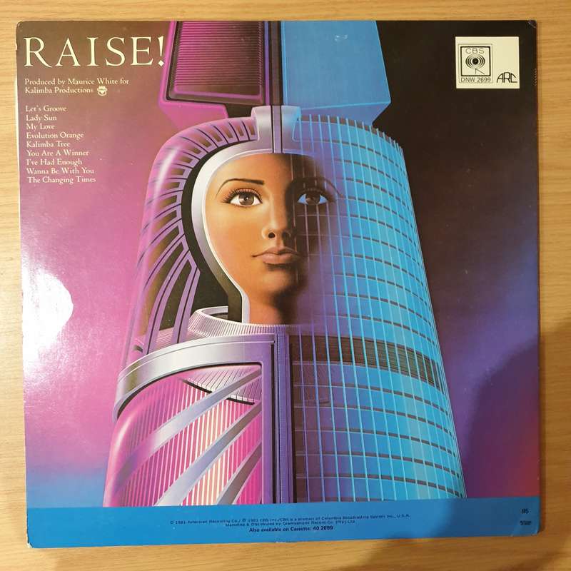 Earth, Wind & Fire  Raise! - Vinyl LP Record - Very-Good+ Quality (VG+) (verygoodplus)