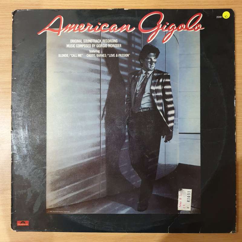 American Gigolo - Giorgio Moroder  (Original Soundtrack Recording - Vinyl LP Record - Very-...