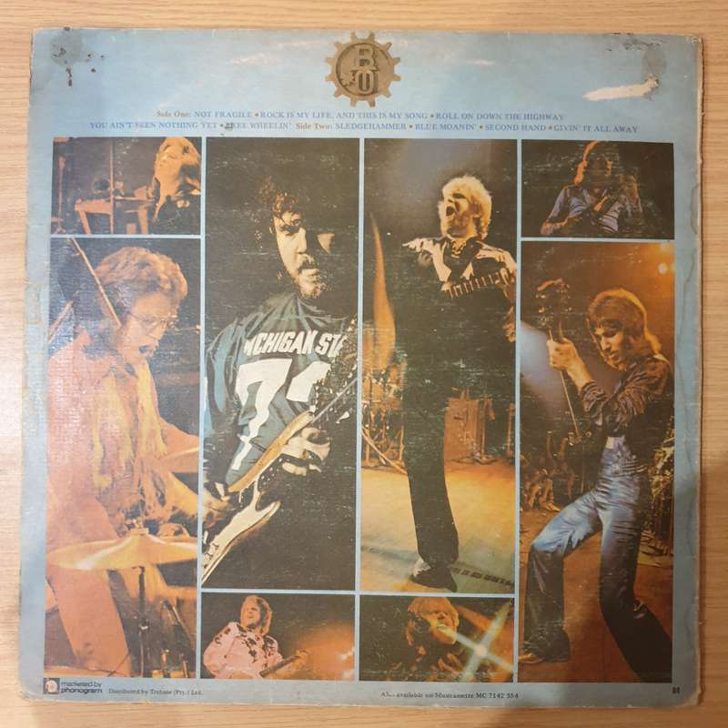 Bachman-Turner Overdrive  Not Fragile - Vinyl LP Record - Good+ Quality (G+) (gplus)