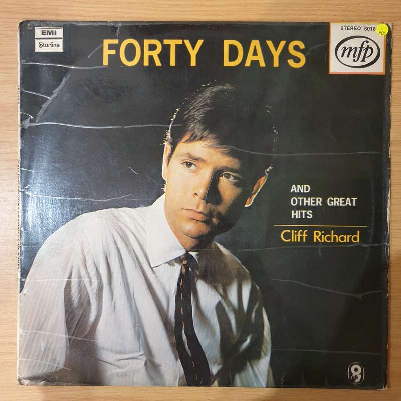 Cliff Richards - Forty Days - Vinyl LP Record - Opened  - Very-Good Quality (VG)