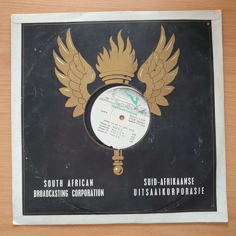 SABC Transcription Service - Transkripsiediens - NG Kerk Natal - Various Psalms - Vinyl LP Record...