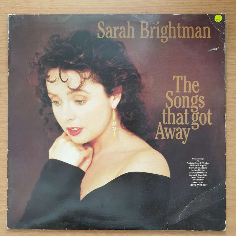 Sarah Brightman  The Songs That Got Away -  Vinyl LP Record - Very-Good+ Quality (VG+)