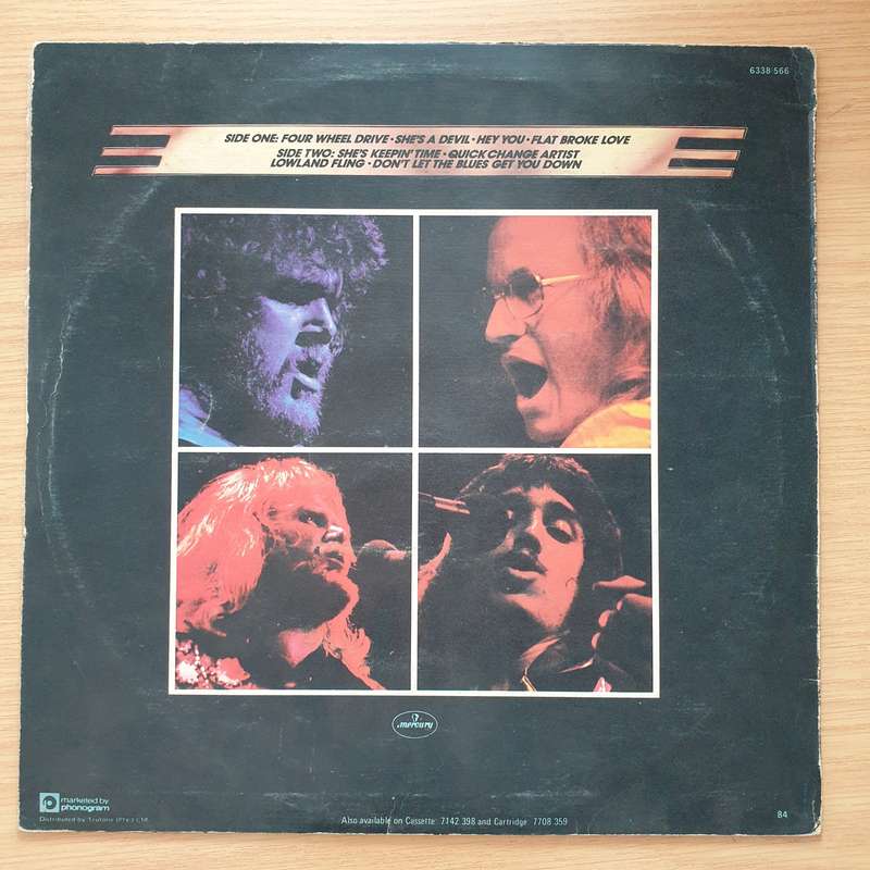 Bachman-Turner Overdrive  Four Wheel Drive- Vinyl LP Record - Very-Good Quality (VG)  (verry)