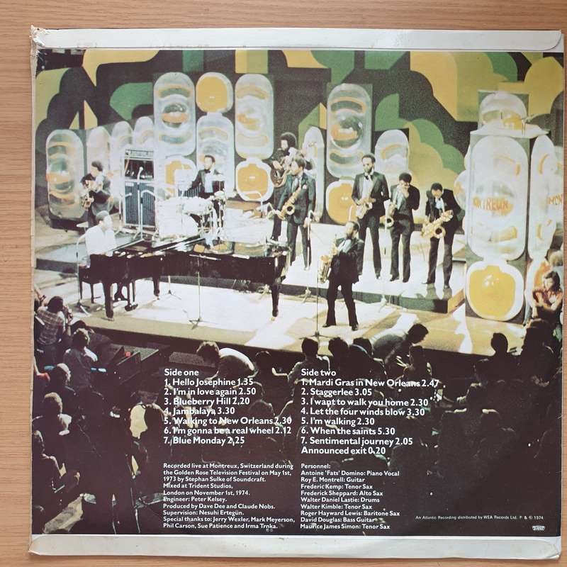Fats Domino  Live At Montreux 'Hello Josephine' - Vinyl LP Record - Very-Good+ Quality (VG+) (...
