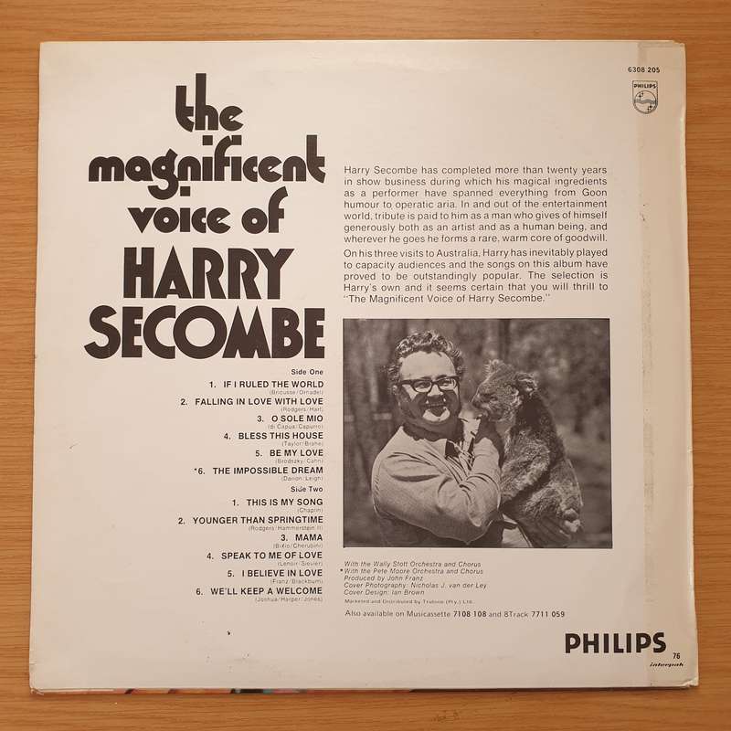 The Magnificent Voice Of Harry Secombe  - Vinyl LP Record - Very-Good+ Quality (VG+)